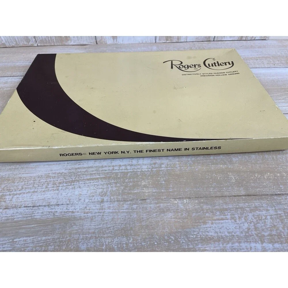 ROGERS CO. Cutlery 6-PC Carving Set w/Box Japan Excellent Condition